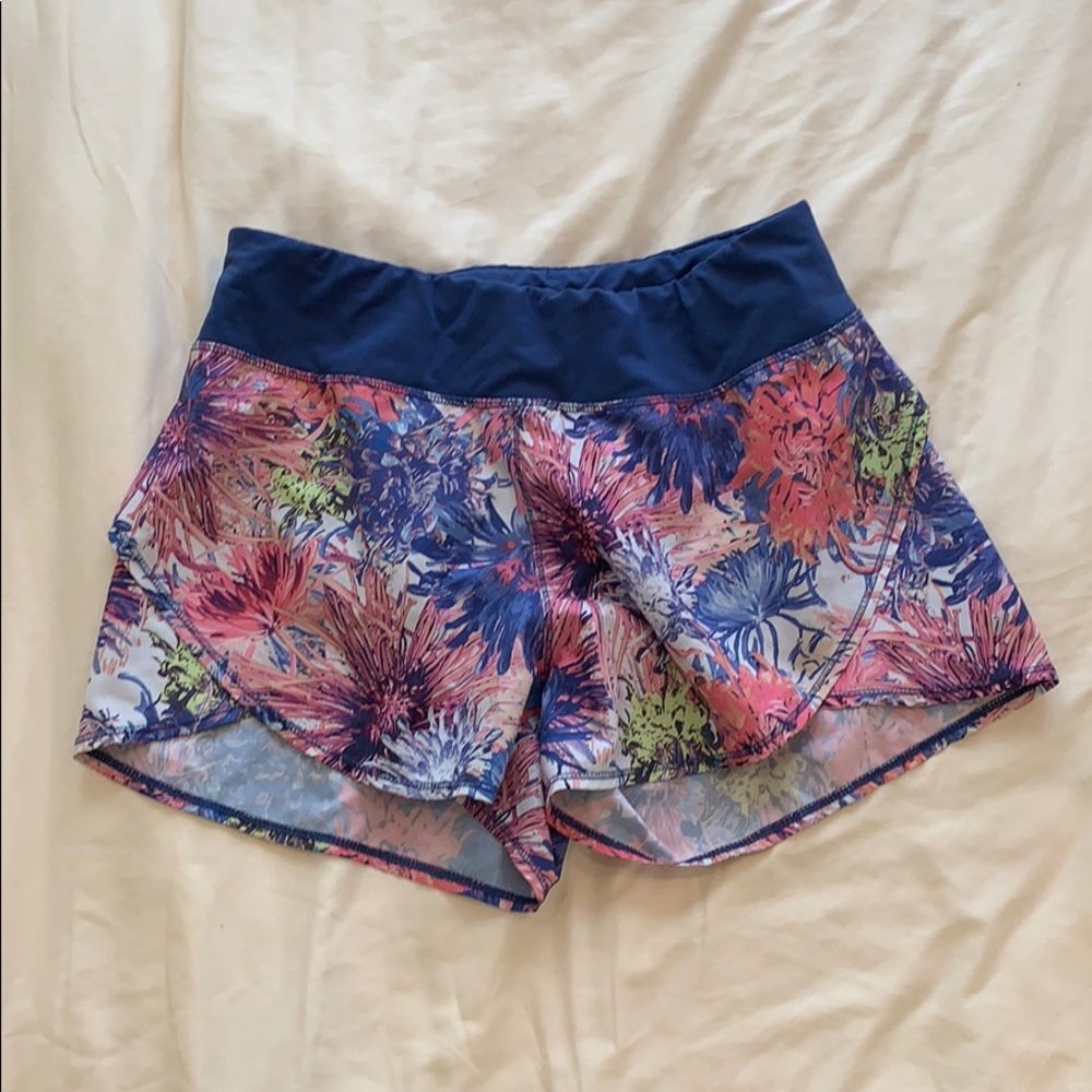 Floral Running Shorts